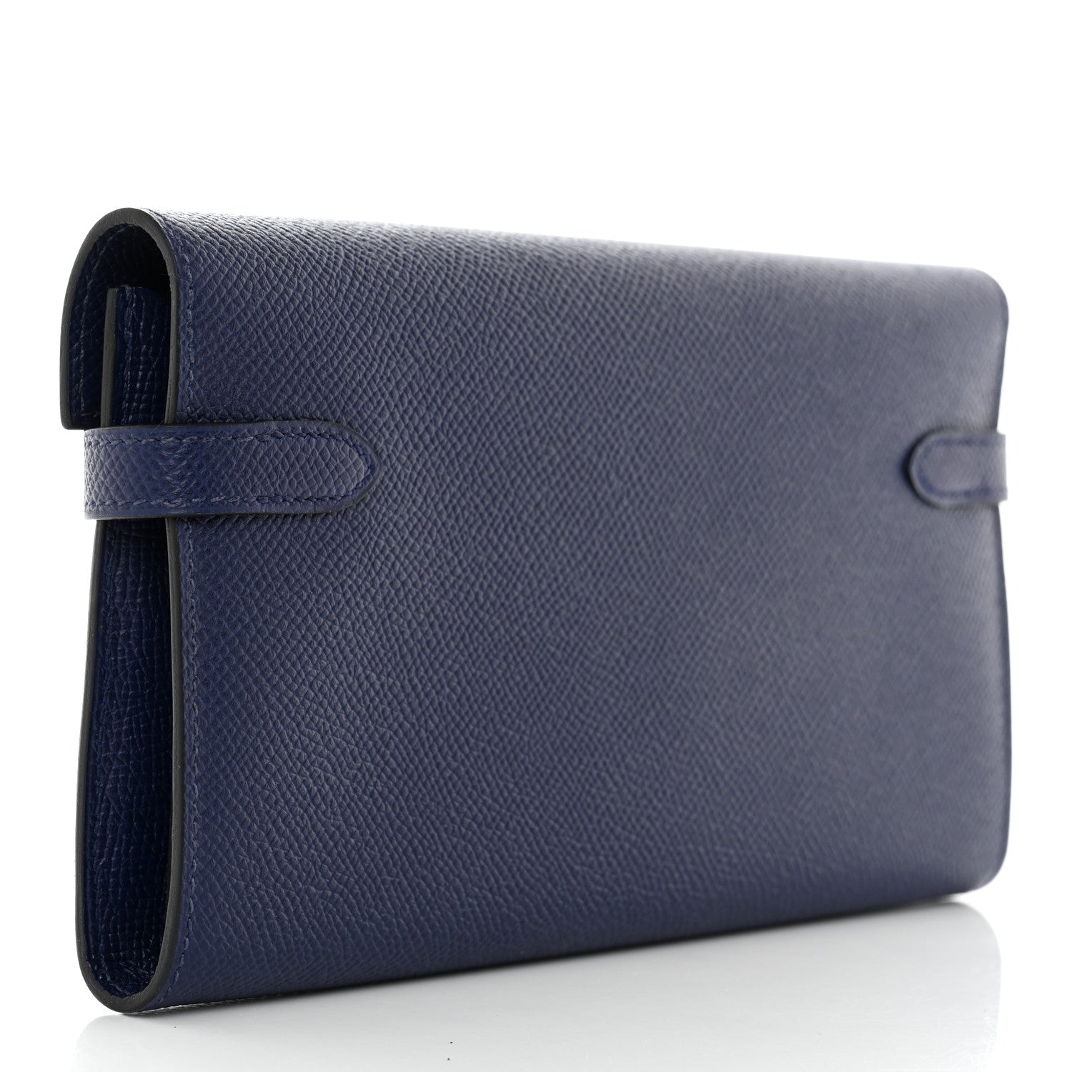 Hermes Epsom Kelly Longue Wallet Bleu Saphir 3 of 9