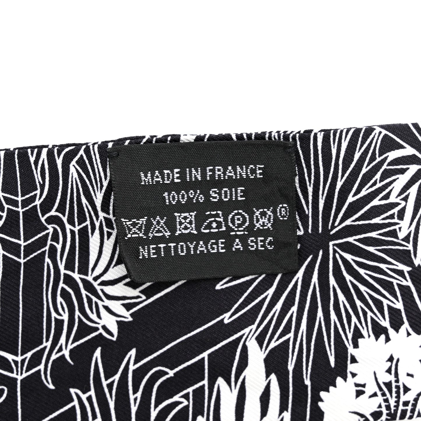 Silk Animapolis Twilly Black White