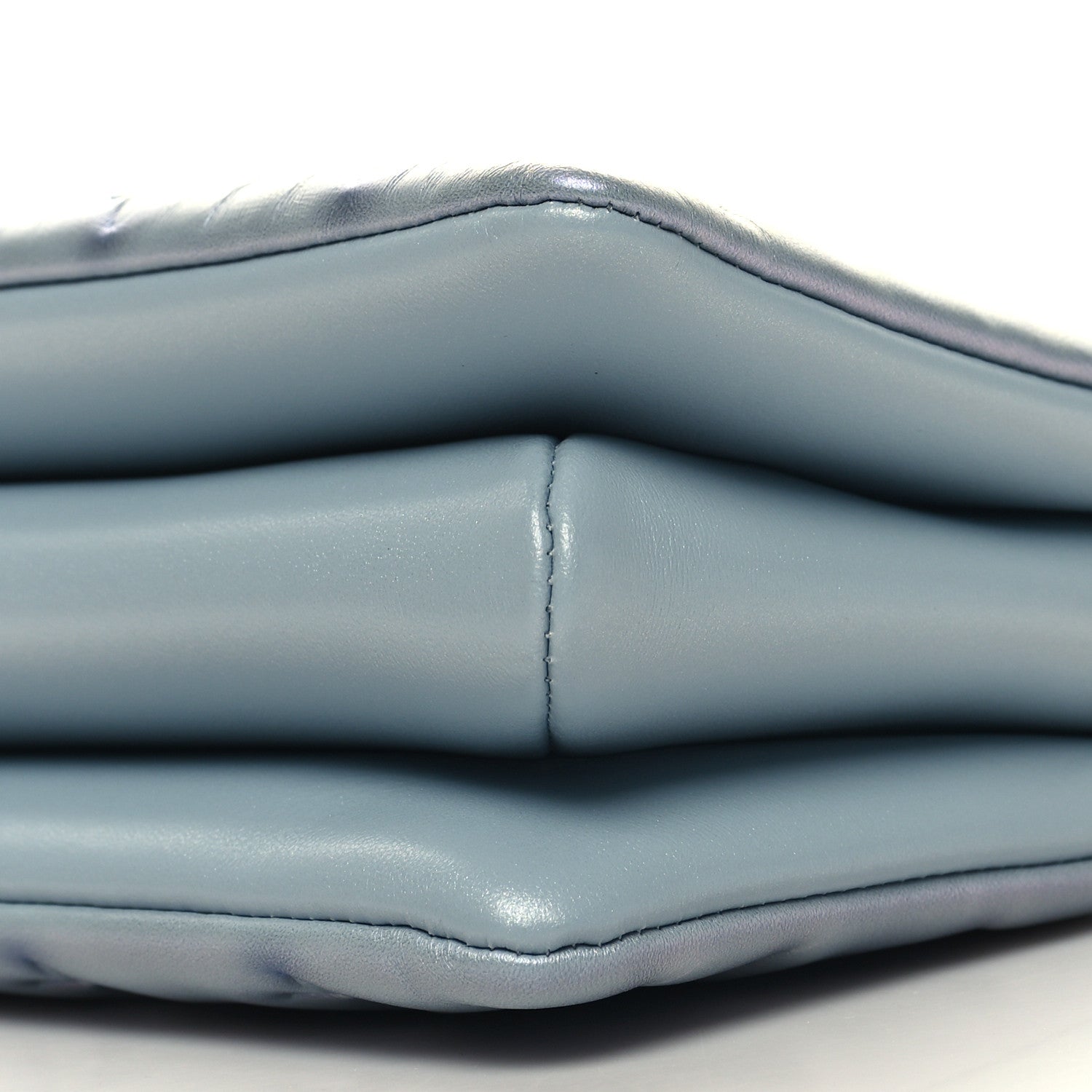Louis Vuitton Metallic Lambskin Embossed Monogram Coussin BB Blue 11 of 11