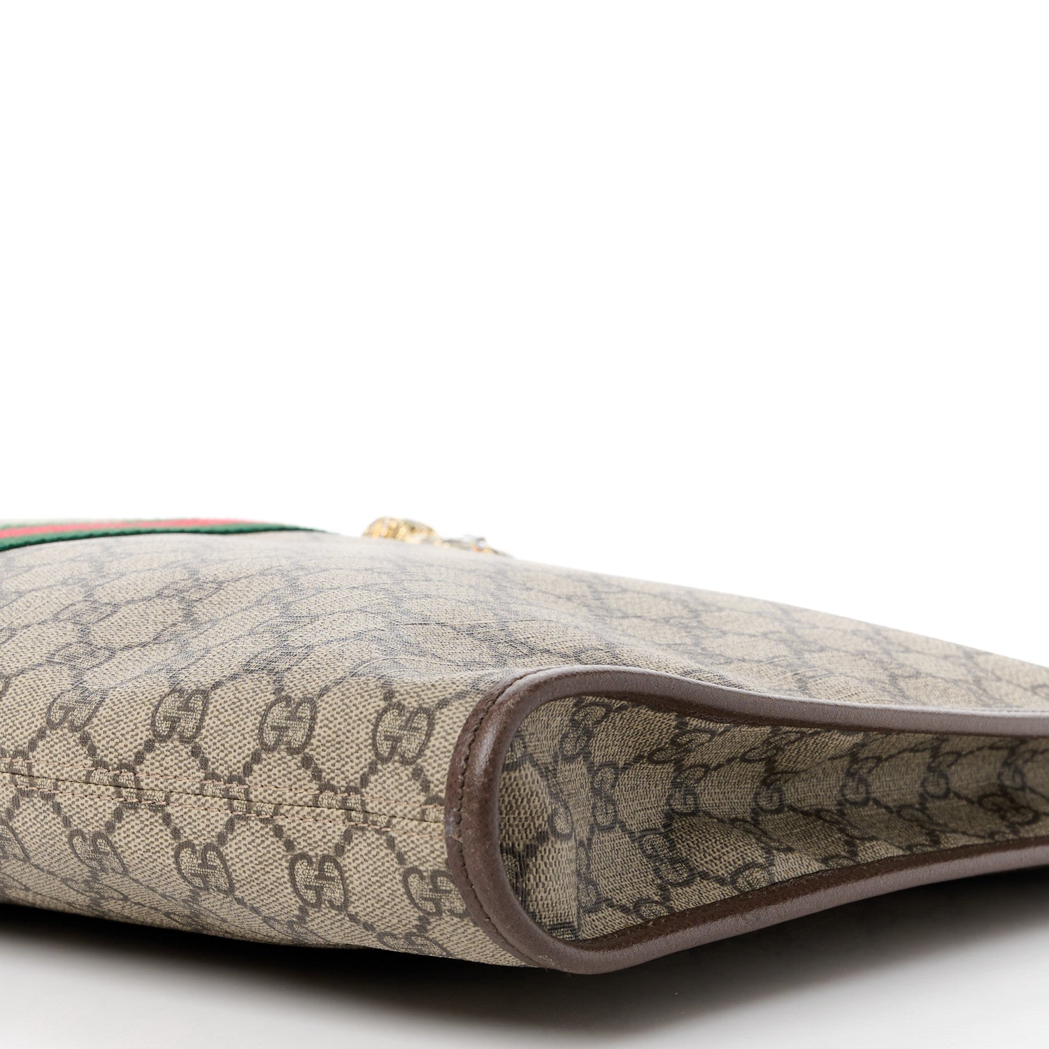 Gucci GG Supreme Monogram Large Rajah Chain Tote Beige New Acero 14 of 14