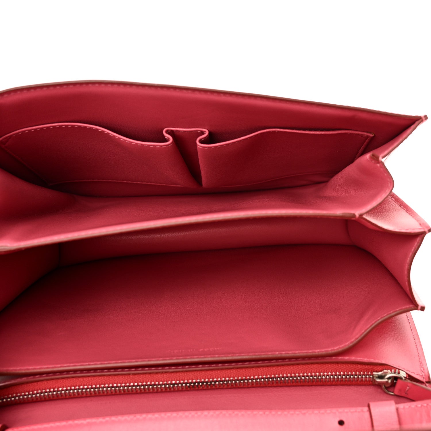 Celine Smooth Calfskin Medium Classic Box Flap Bag Bubble 5 of 10
