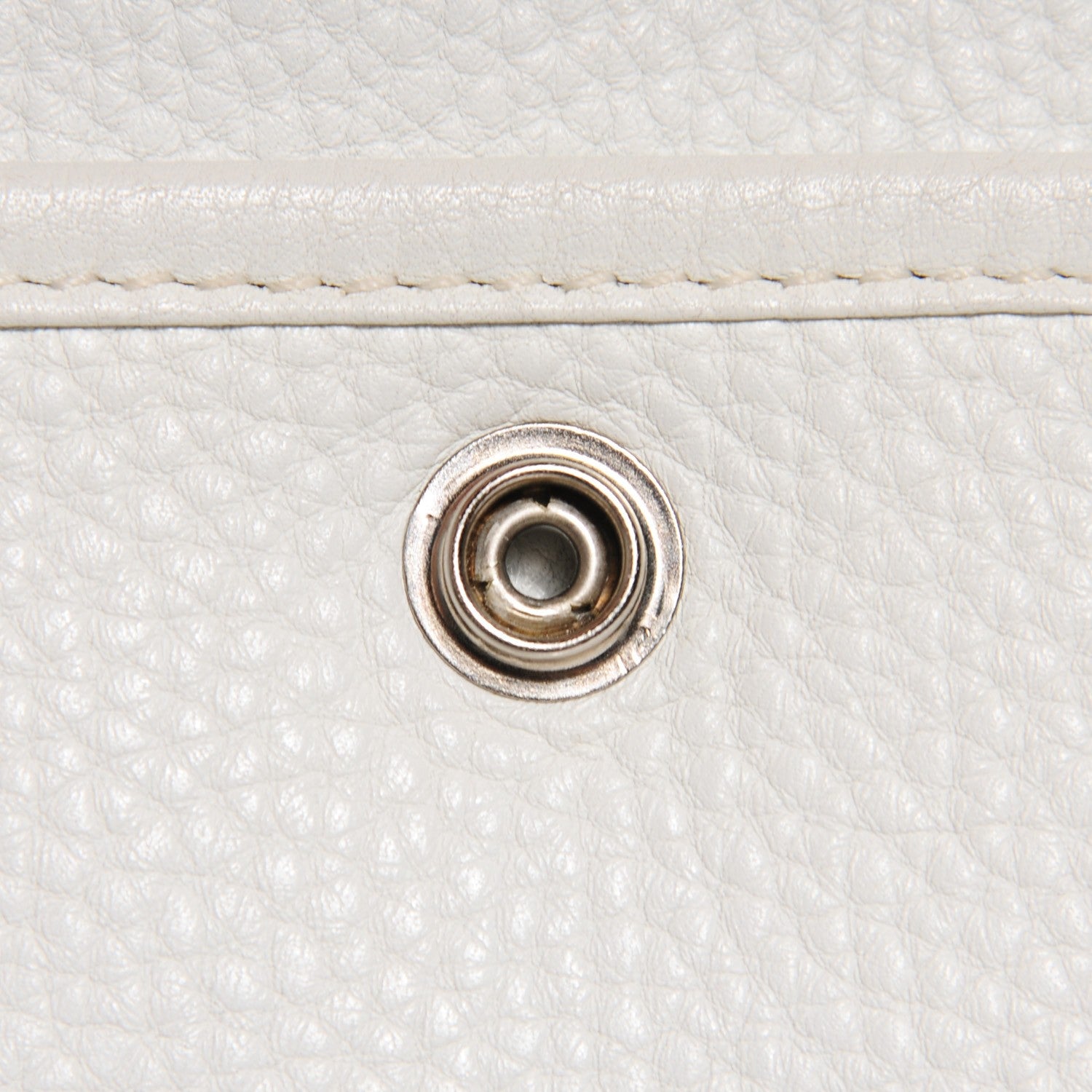 Hermes Taurillon Clemence Evelyne III GM White 12 of 15