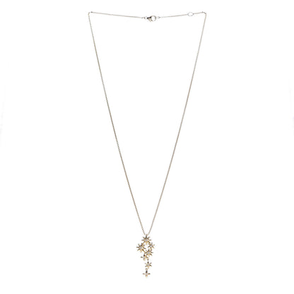 David Yurman 18K Yellow Gold Diamond Starburst Constellation Drop Necklace 3 of 5