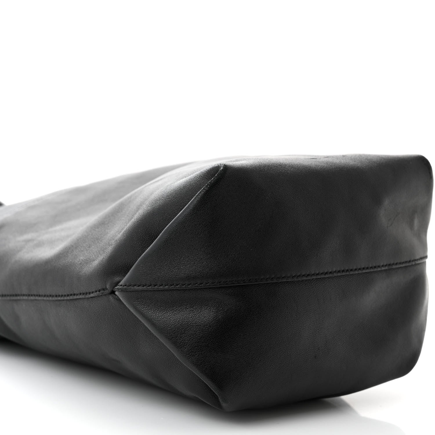 Saint Laurent Lambskin Small Teddy Bucket Bag Black 10 of 12