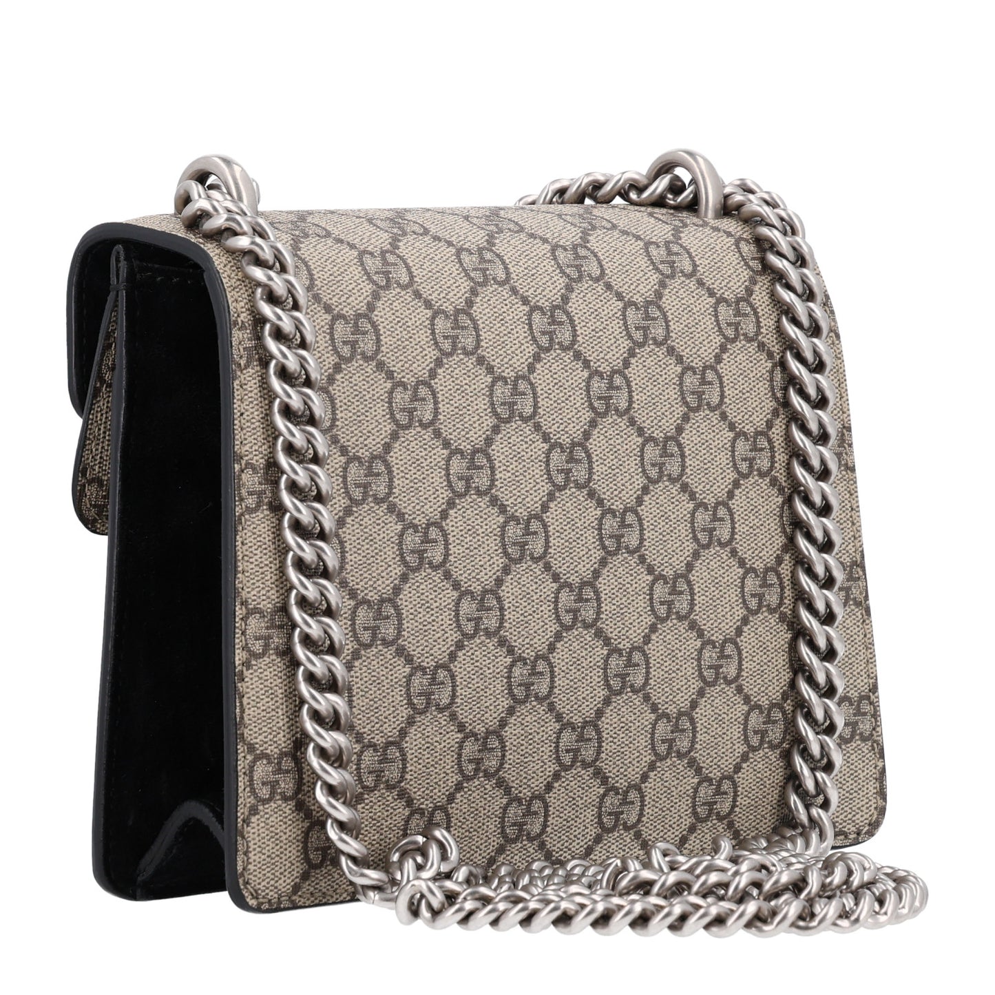 GG Supreme Monogram Mini Dionysus Shoulder Bag Black