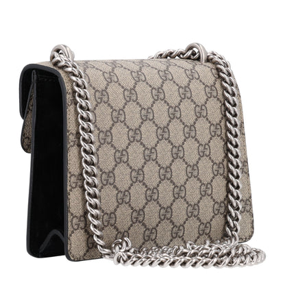 Gucci GG Supreme Monogram Mini Dionysus Shoulder Bag Black 2 of 9