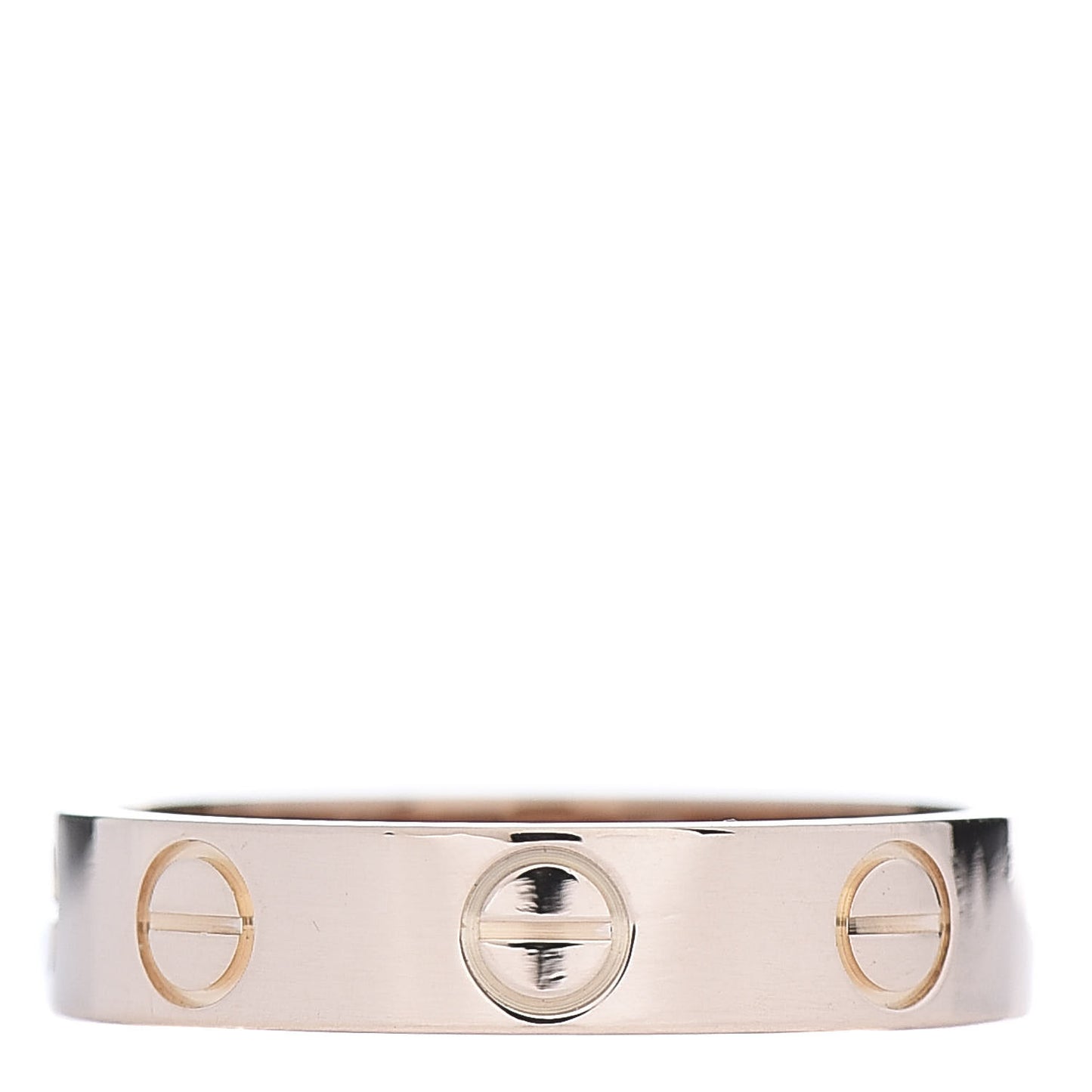 18K Pink Gold 3.5mm LOVE Wedding Band Ring 47 4