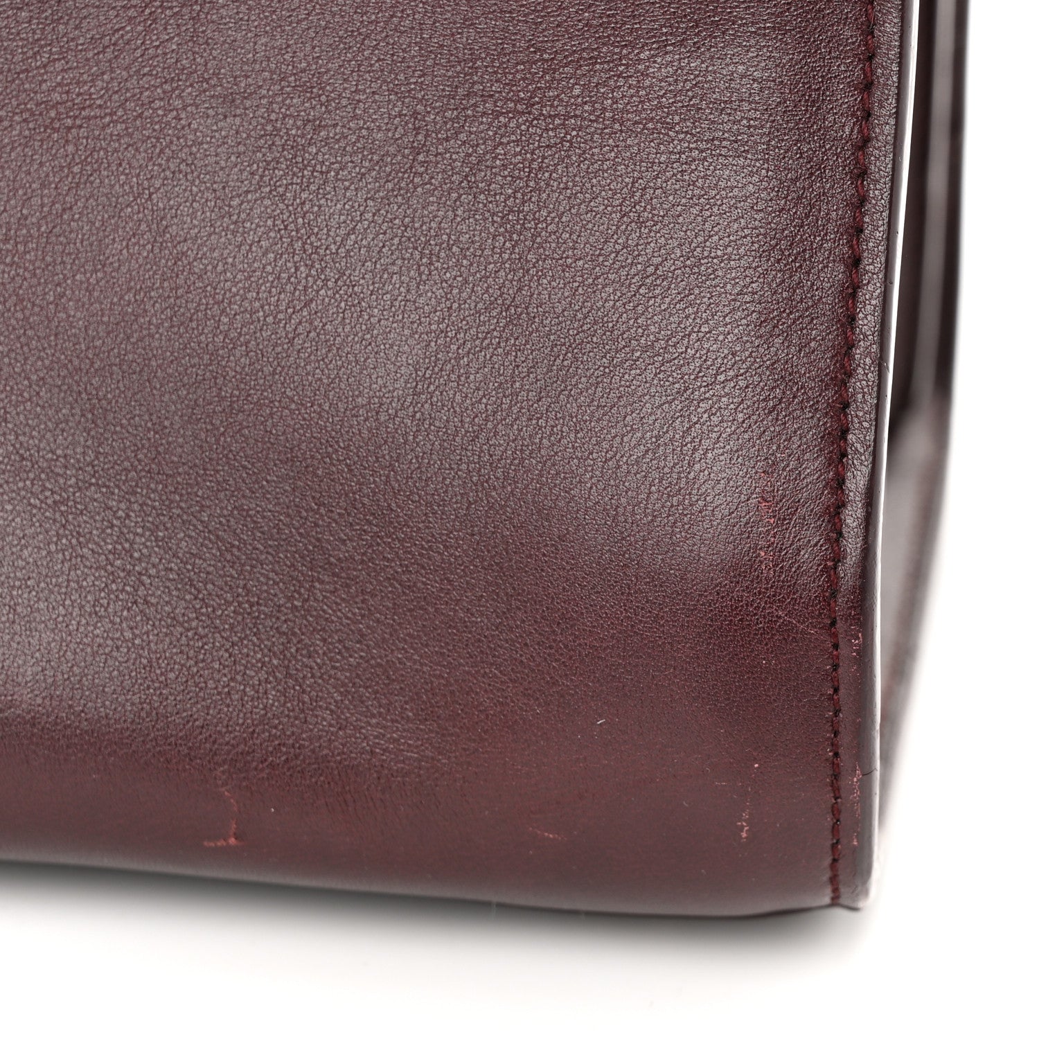 Saint Laurent Calfskin Large Sac de Jour Carryall Amarena 13 of 16