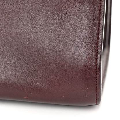 Saint Laurent Calfskin Large Sac de Jour Carryall Amarena 13 of 16