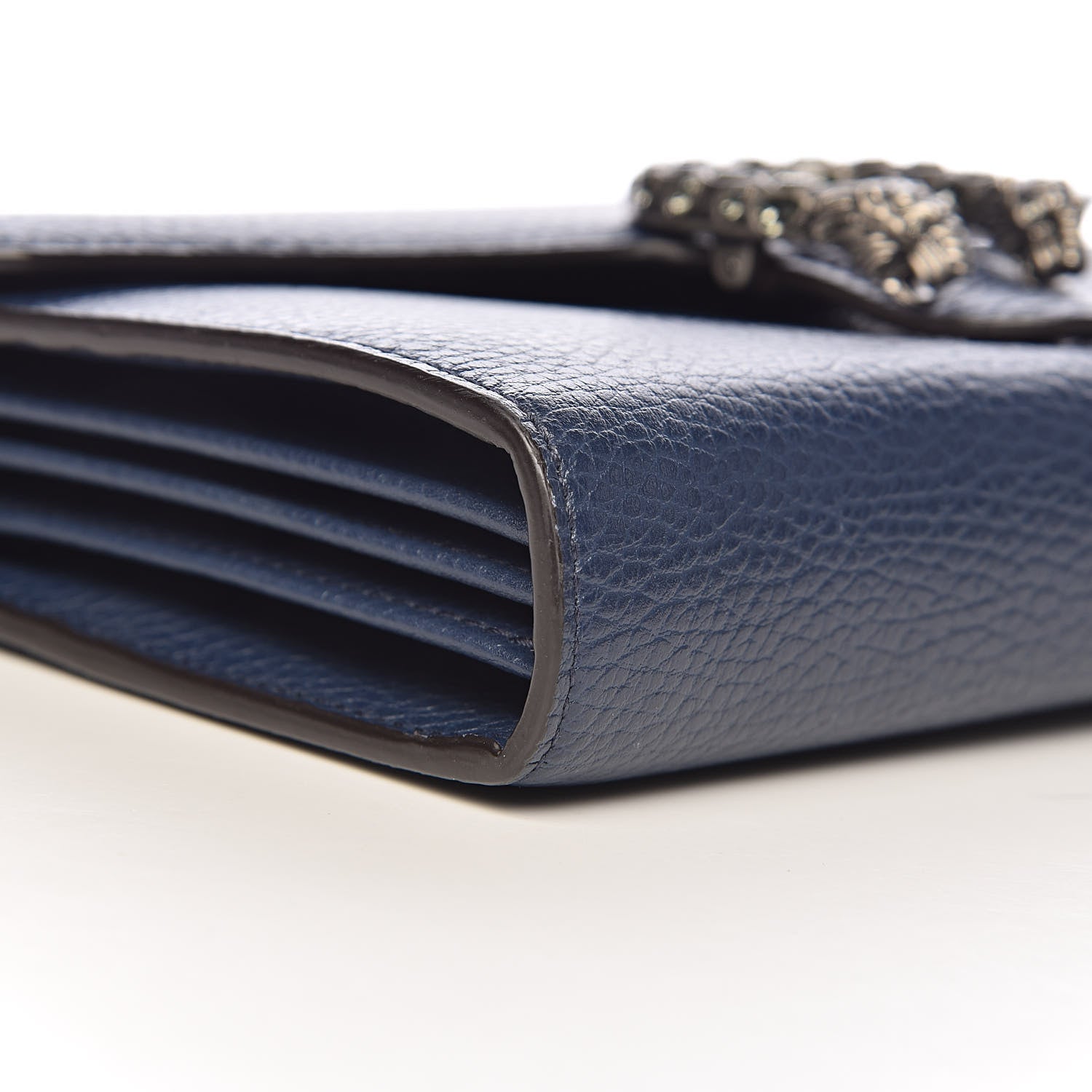 Gucci Dollar Calfskin Crystal Mini Dionysus Chain WalletCalfskin Mini Dionysus Chain Wallet Blue Agata Black Diamond 9 of 11