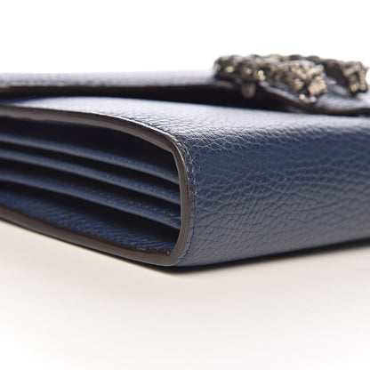 Gucci Dollar Calfskin Crystal Mini Dionysus Chain WalletCalfskin Mini Dionysus Chain Wallet Blue Agata Black Diamond 9 of 11