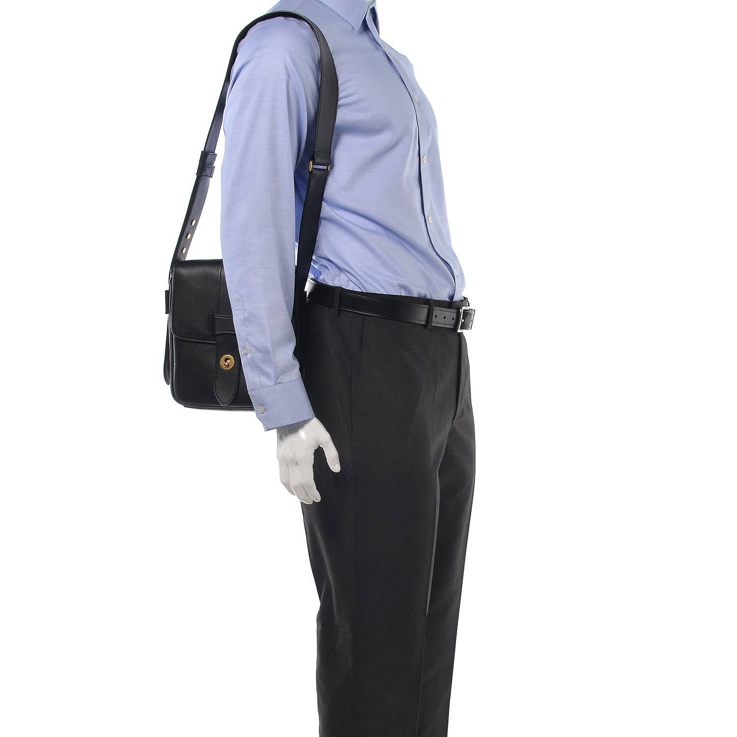 Prada Vitello Crossbody Bag Black 2 of 10