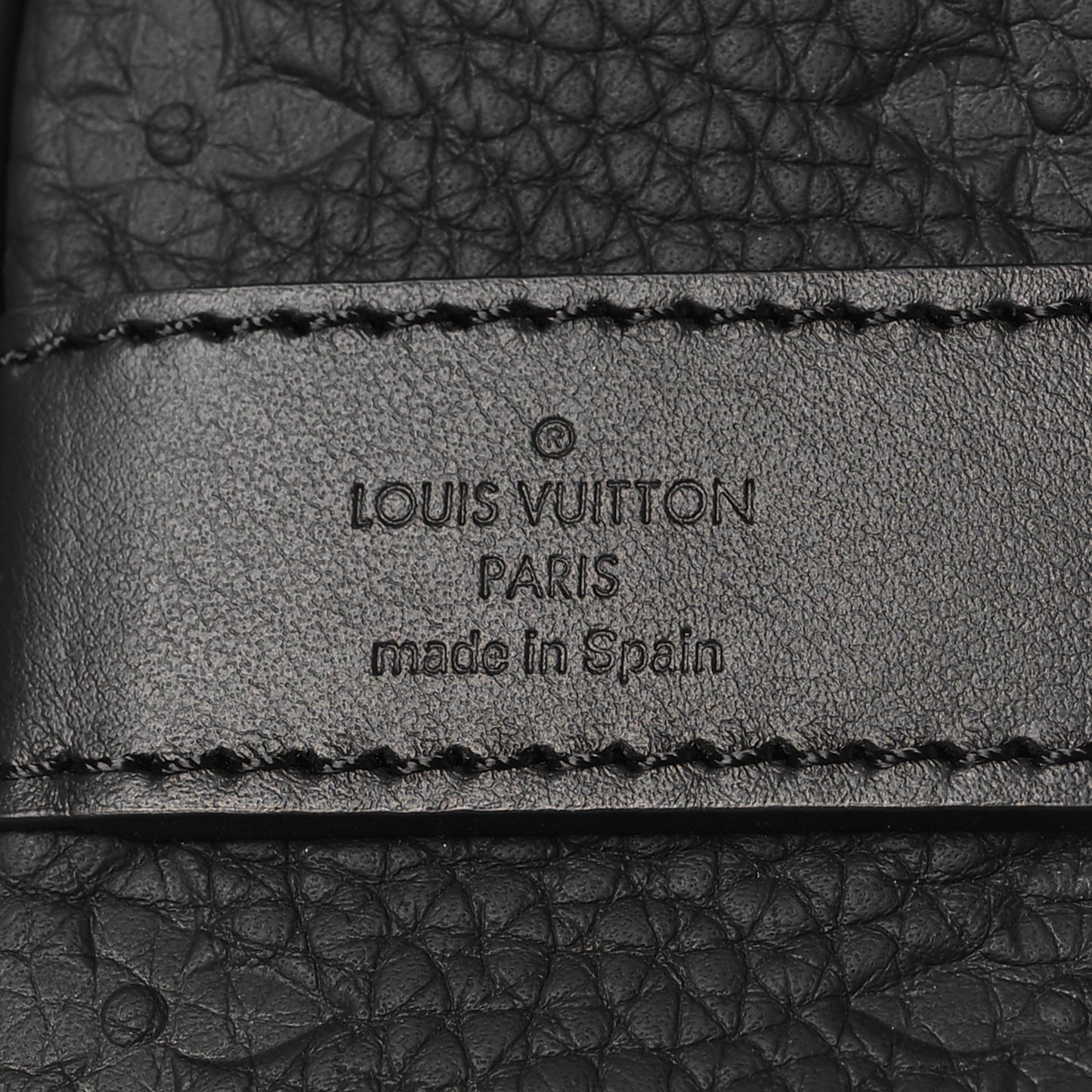 Monogram Taurillon Keepall Bandouliere 25 Black