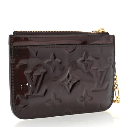Louis Vuitton Vernis Key Pouch Amarante 3 of 8