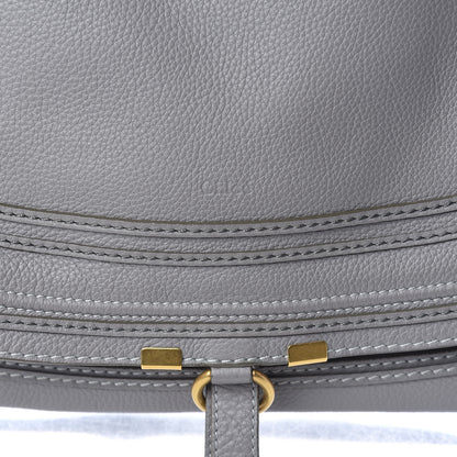 Chloe Calfskin Large Marcie Satchel Cashmere Grey 10 of 11