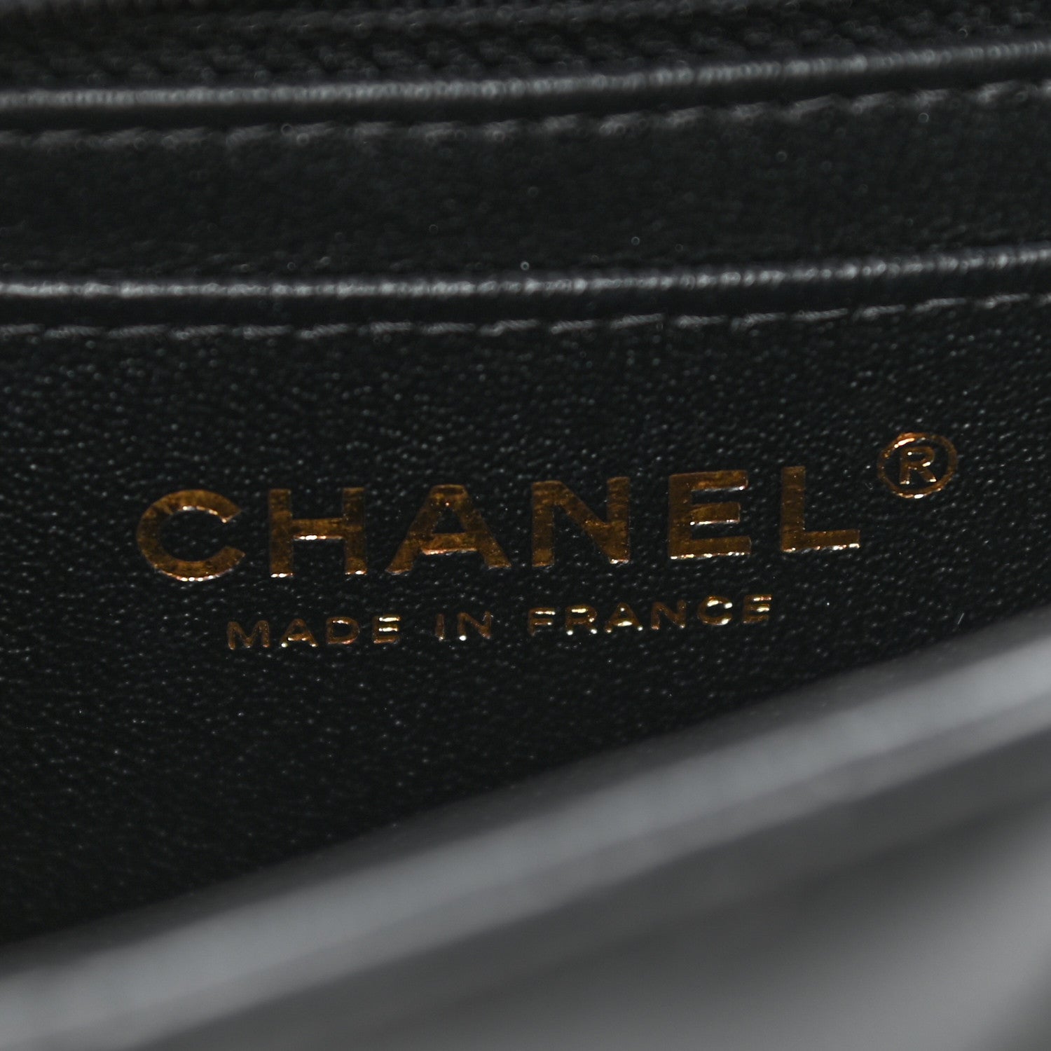 Chanel Lambskin Chevron Quilted Mini Rectangular Flap Black 6 of 11