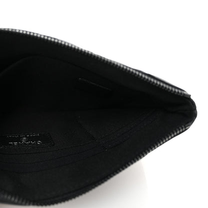 Chanel Pearly Lambskin Quilted Cosmetic Case So Black 5 of 8