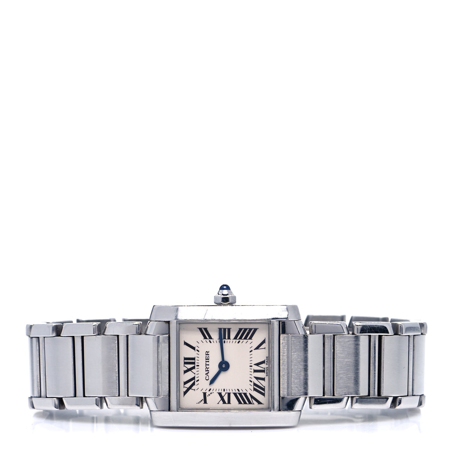 Stainless Steel 20mm Tank Francaise Quartz Watch