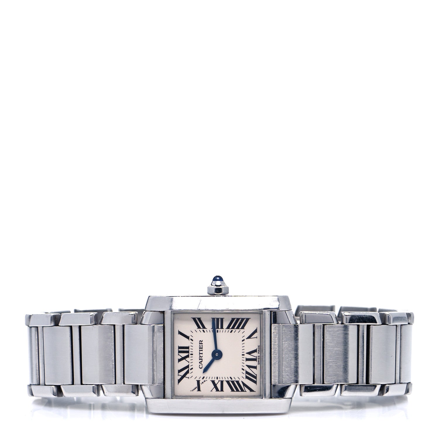 Cartier Stainless Steel 20mm Tank Francaise Quartz Watch 2 of 4