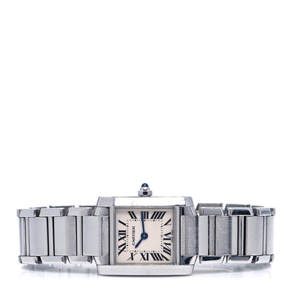 Cartier Stainless Steel 20mm Tank Francaise Quartz Watch 2 of 4