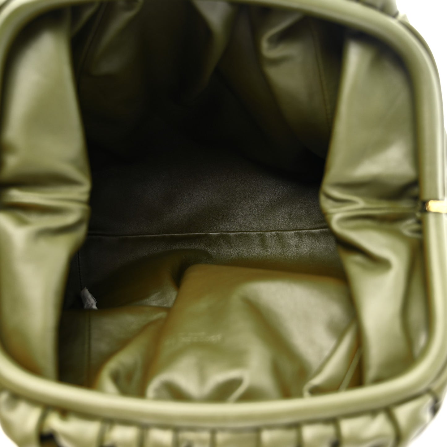 Smooth Butter Calf The Pouch Oversized Clutch Mustard