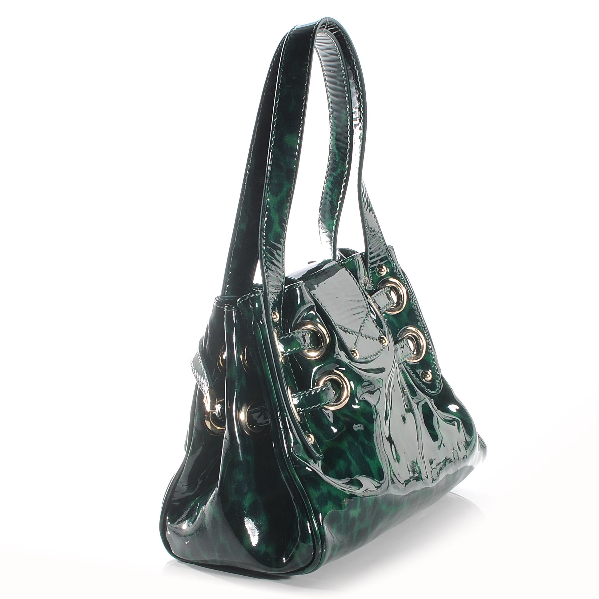 Jimmy Choo Patent Leopard Ramona 3 of 7