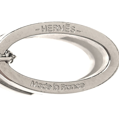 Hermes Lacquered Palladium Pop H Pendant Necklace Black 5 of 6