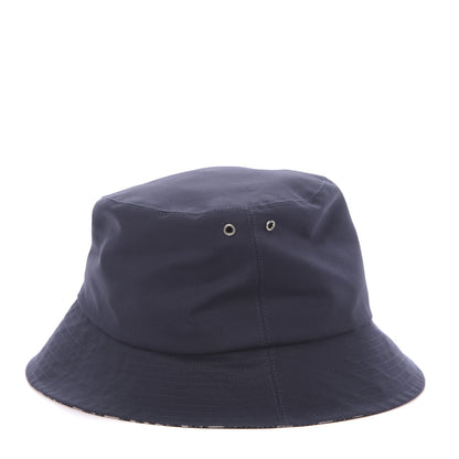Christian Dior Oblique Reversible Teddy-D Brim Bucket Hat 58 Blue 1 of 8