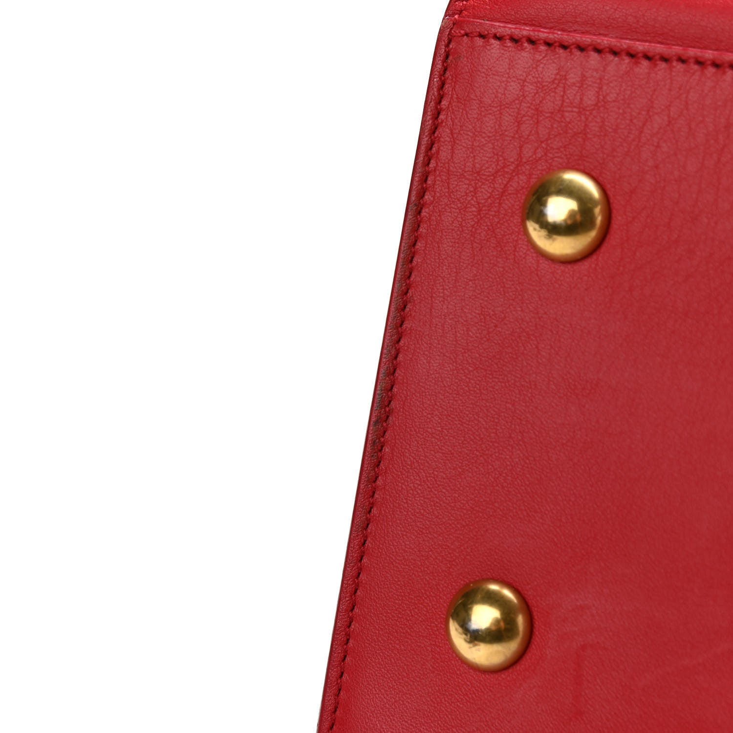 Saint Laurent Calfskin Small Classic Y Cabas Red 17 of 19