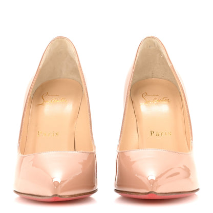 Christian Louboutin Patent Pigalle 100 Pumps 35 Nude 3 of 8