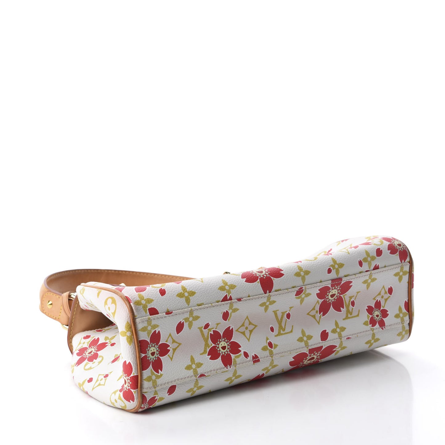 Monogram Cherry Blossom Sac Retro Bag Red