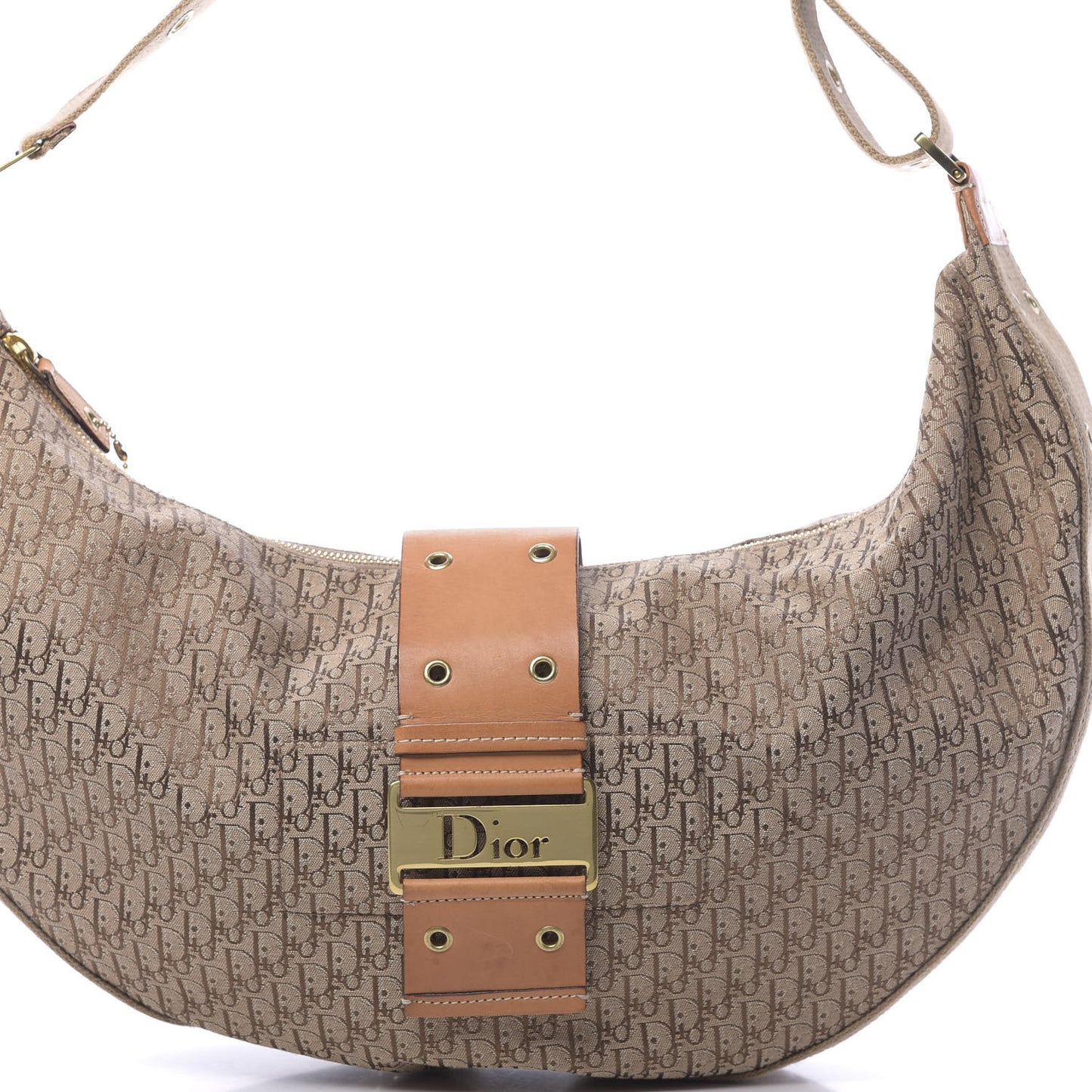 Monogram Street Chic Hobo Beige