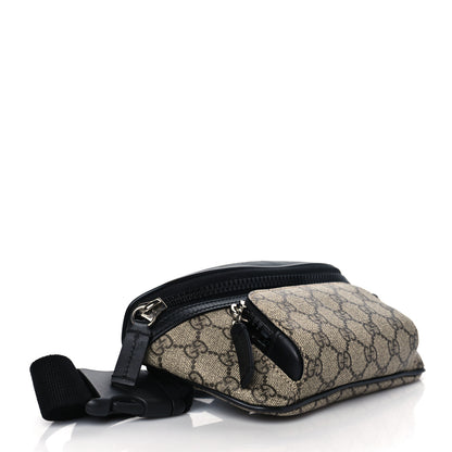 Gucci GG Supreme Monogram Belt Bag Black 4 of 10