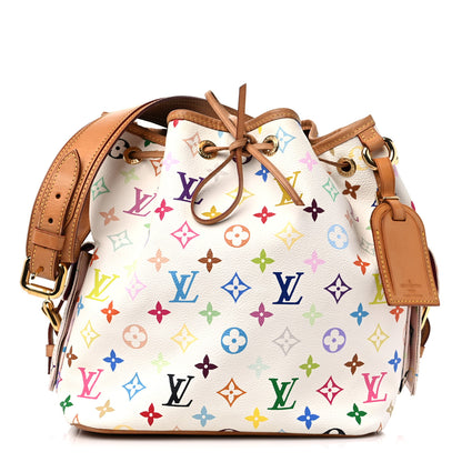 Louis Vuitton Monogram Multicolor Petit Noe White 1 of 22