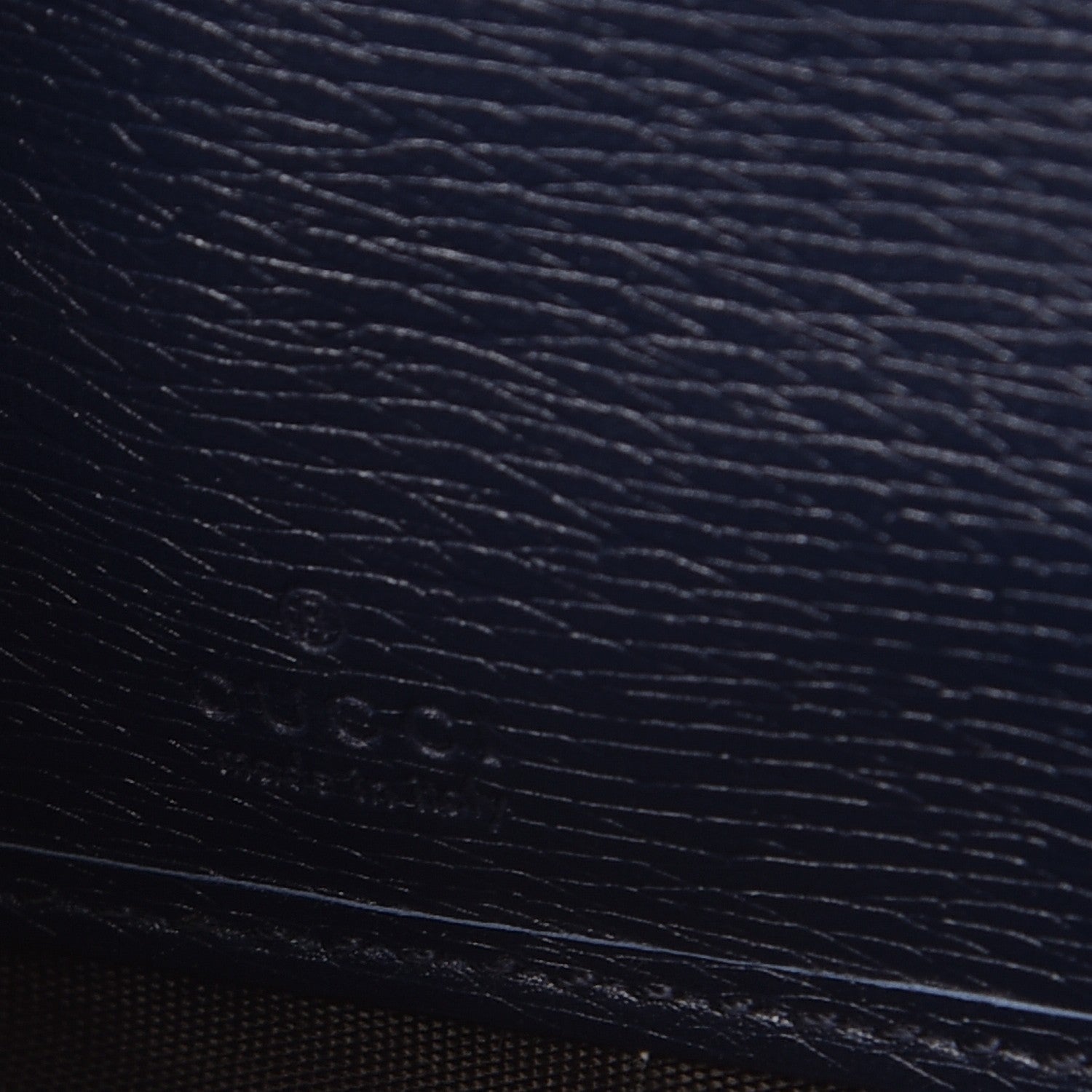 Gucci Calfskin Heartbeat Print Zip Around Wallet Blue 6 of 10