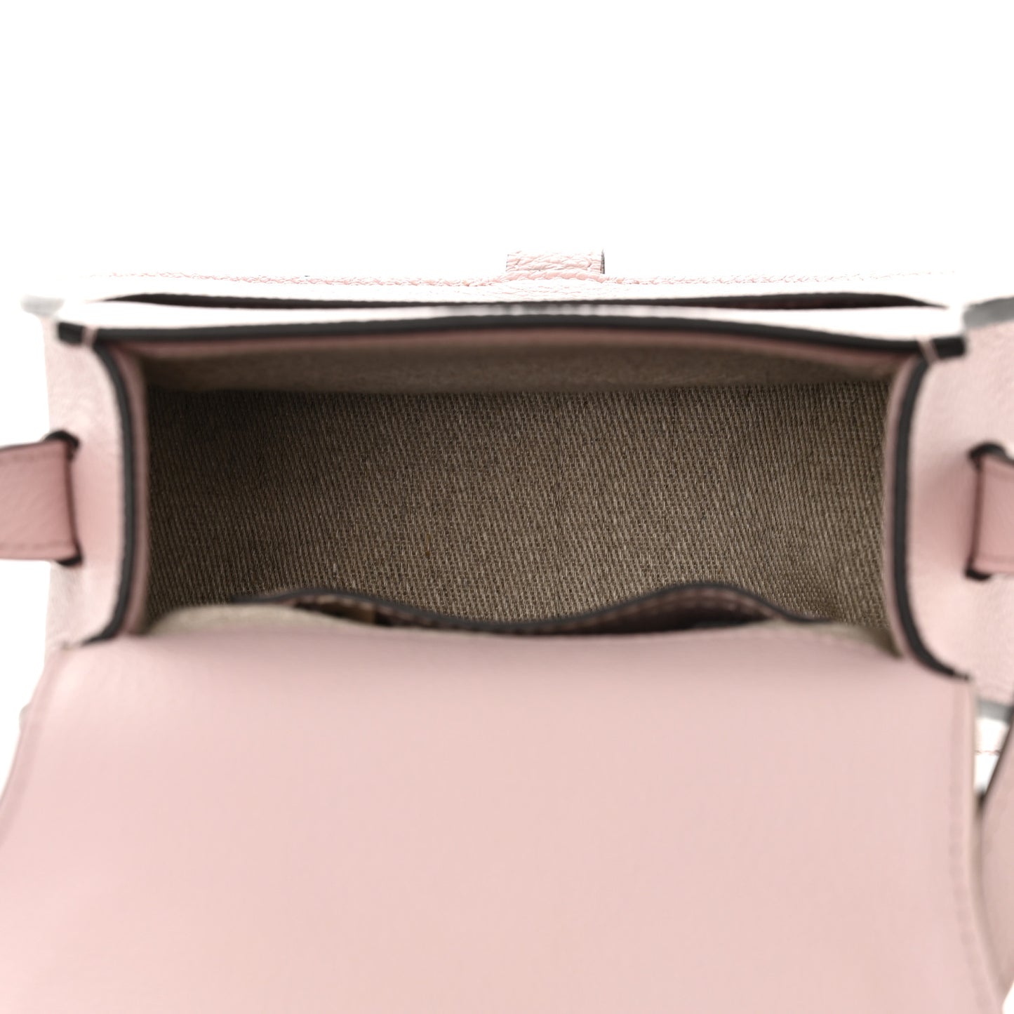 Calfskin Mini Marcie Round Crossbody Bag Misty Lavender