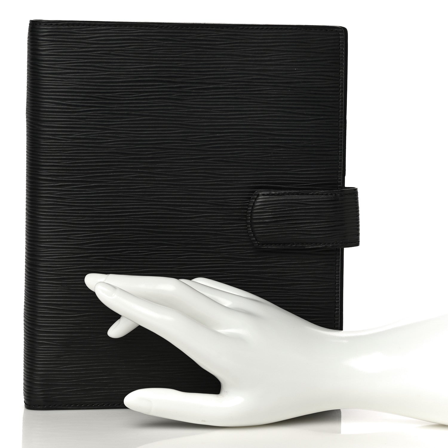 Louis Vuitton Epi Large Ring Agenda Cover Black 2 of 11
