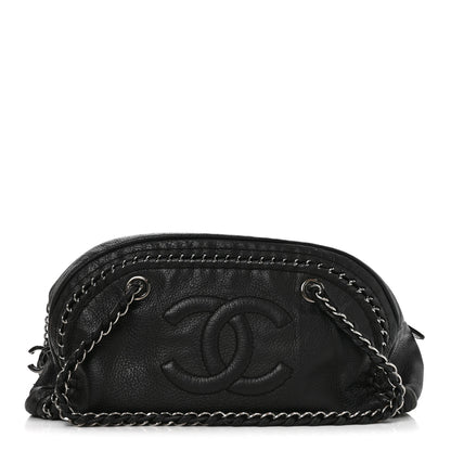 Chanel Deerskin Luxe Ligne Medium Bowler Black 1 of 9