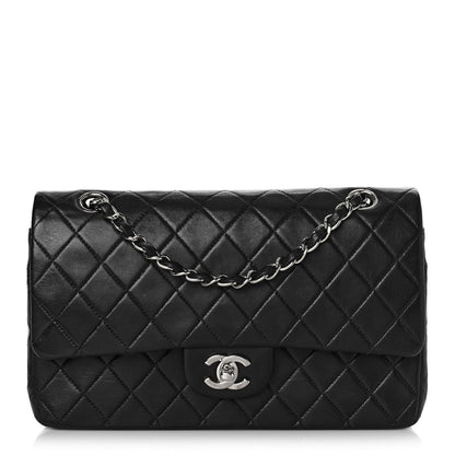 Chanel Lambskin Quilted Medium Double Flap Black 1 of 13