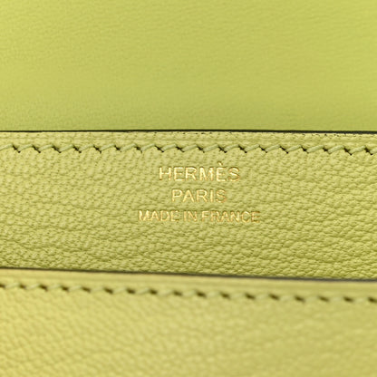 Hermes Chevre Mysore Mini Verrou Chaine Bag Jaune Bourgeon 6 of 13