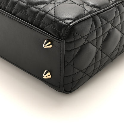 Christian Dior Lambskin Cannage Small My ABCDior Lady Dior Black 10 of 10