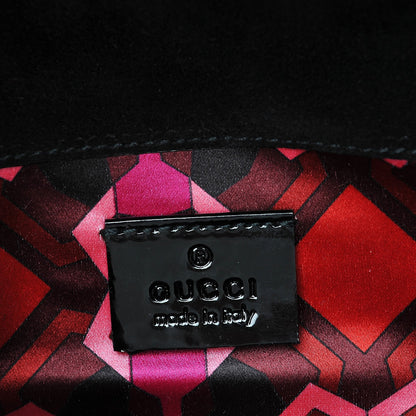Gucci Patent Romy Clutch Black 6 of 7
