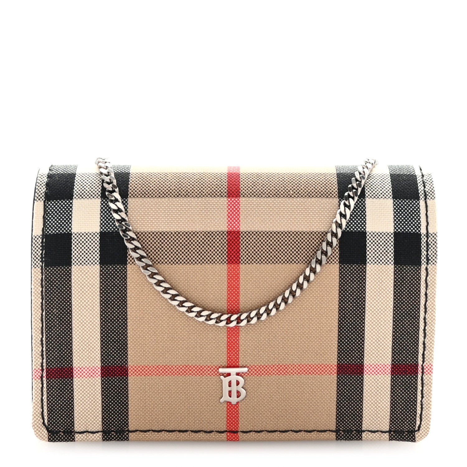 Burberry Vintage Check Jessie TB Crossbody Black 1 of 8