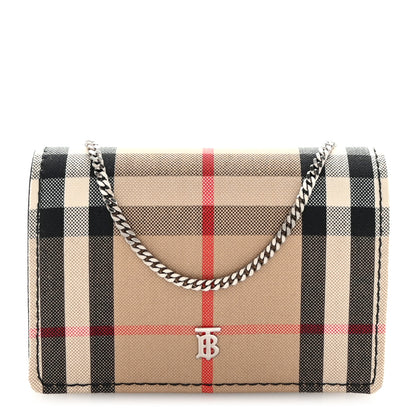 Burberry Vintage Check Jessie TB Crossbody Black 1 of 8