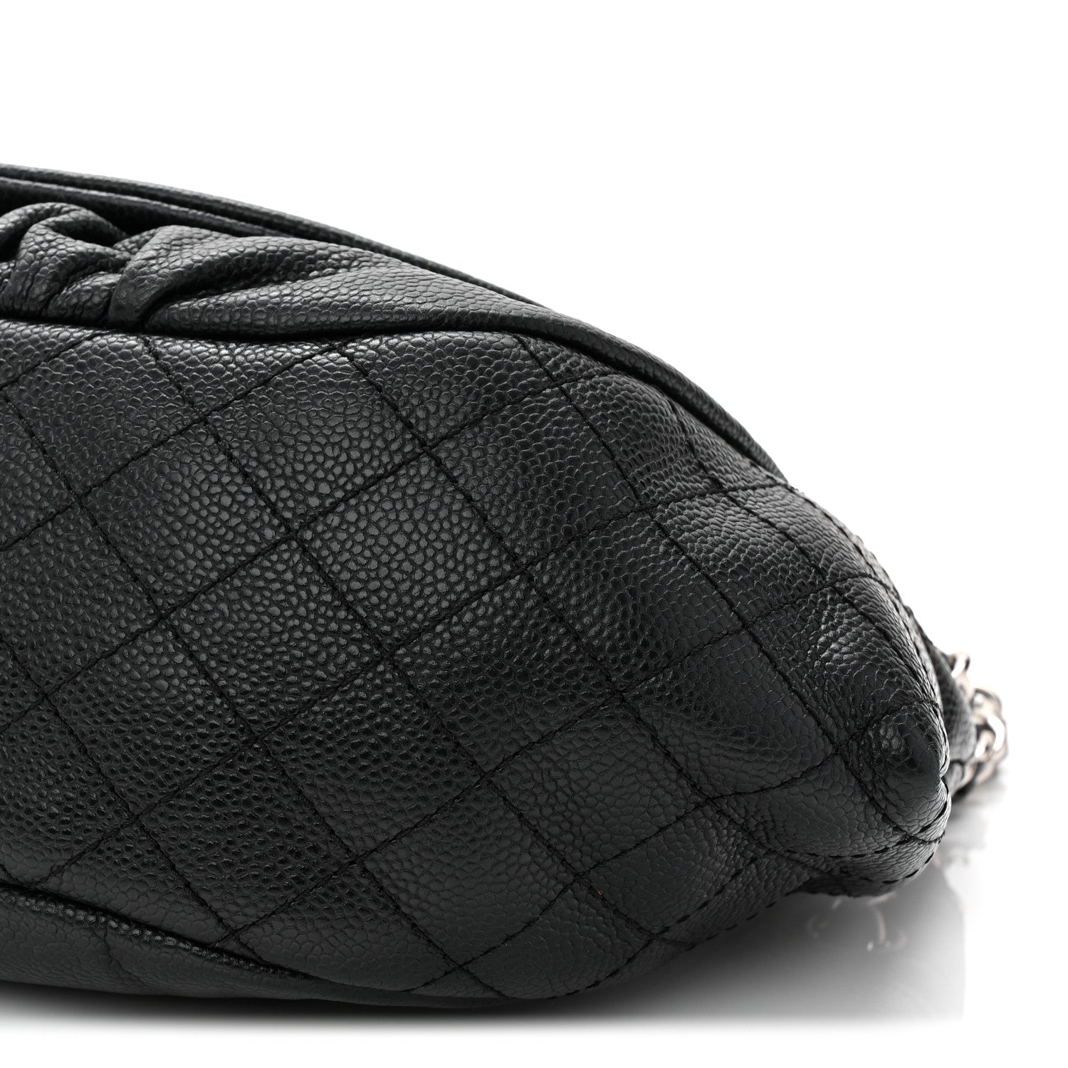 Chanel Caviar Half Moon Large Flap Black 10 of 11