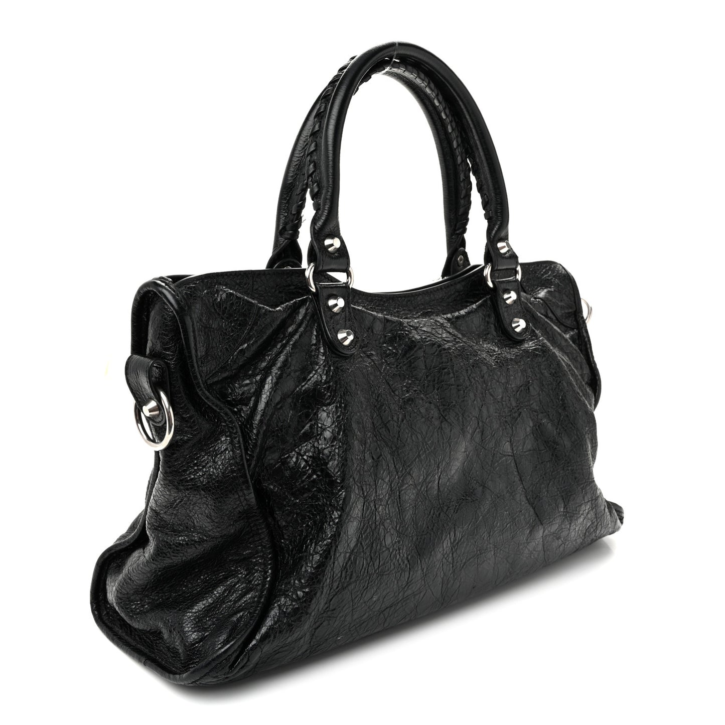 Agneau Arena Silver Hardware Medium Le City Black