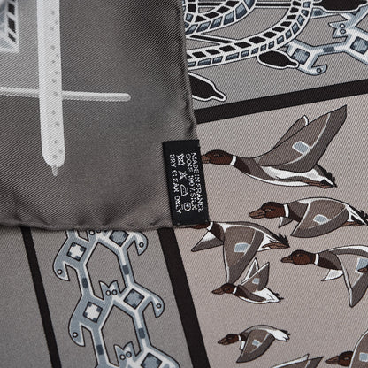 Hermes Silk Libres Comme L'Air Scarf 90 4 of 5