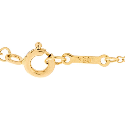 Tiffany 18K Yellow Gold Diamond .30ctw Elsa Peretti Diamonds by the Yard Station Bracelet 4 of 5
