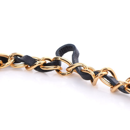 Chanel CHANE Lambskin Crystal Lion Chain Belt Gold 8 of 11