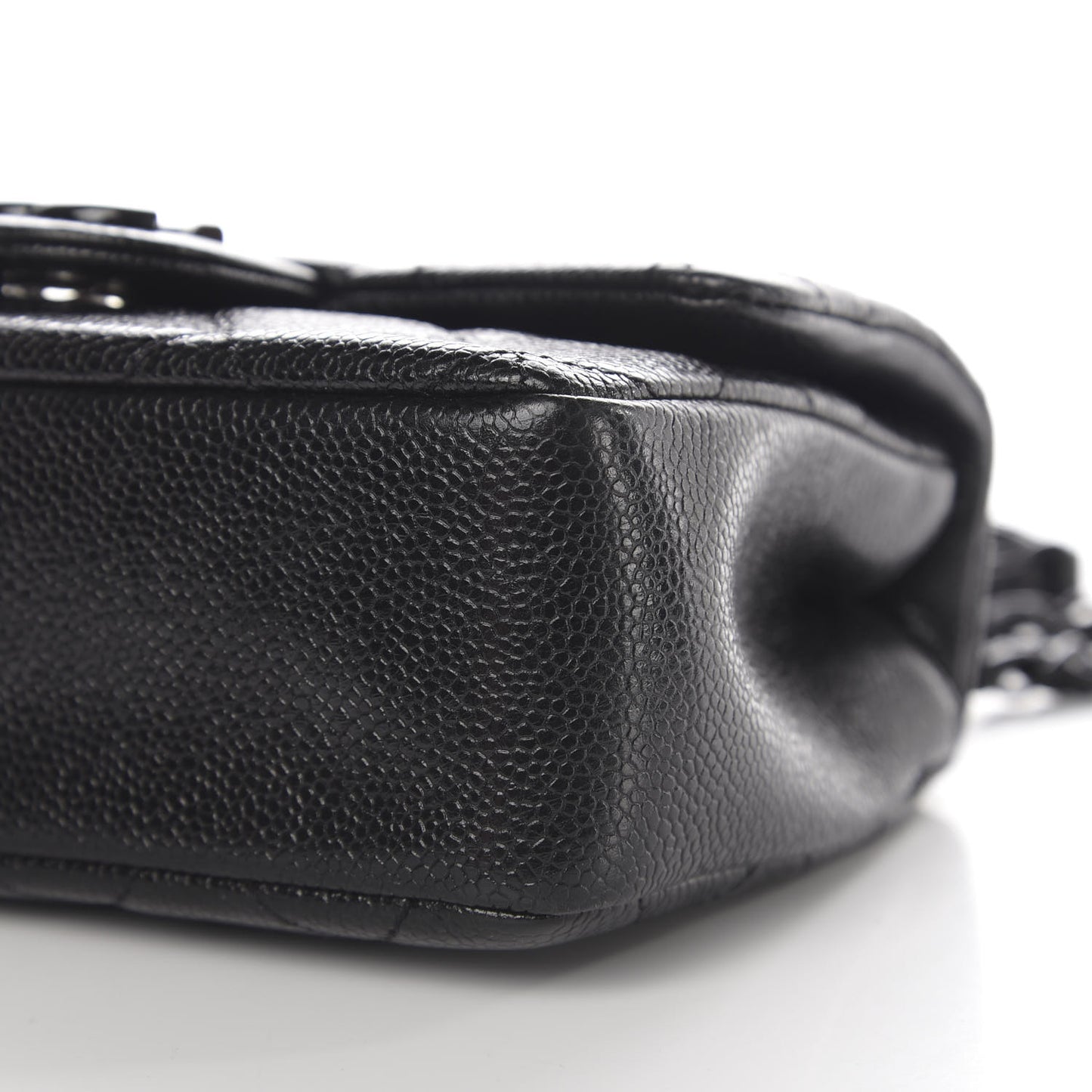 Caviar Quilted Incognito Mini Square Flap Black